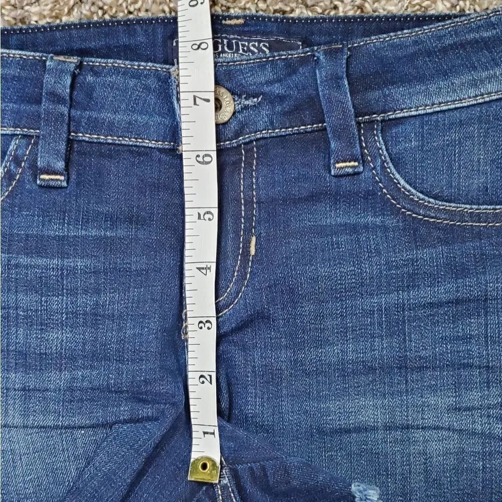 Guess Dark Wash Denim Shorts - Picture 4 of 7